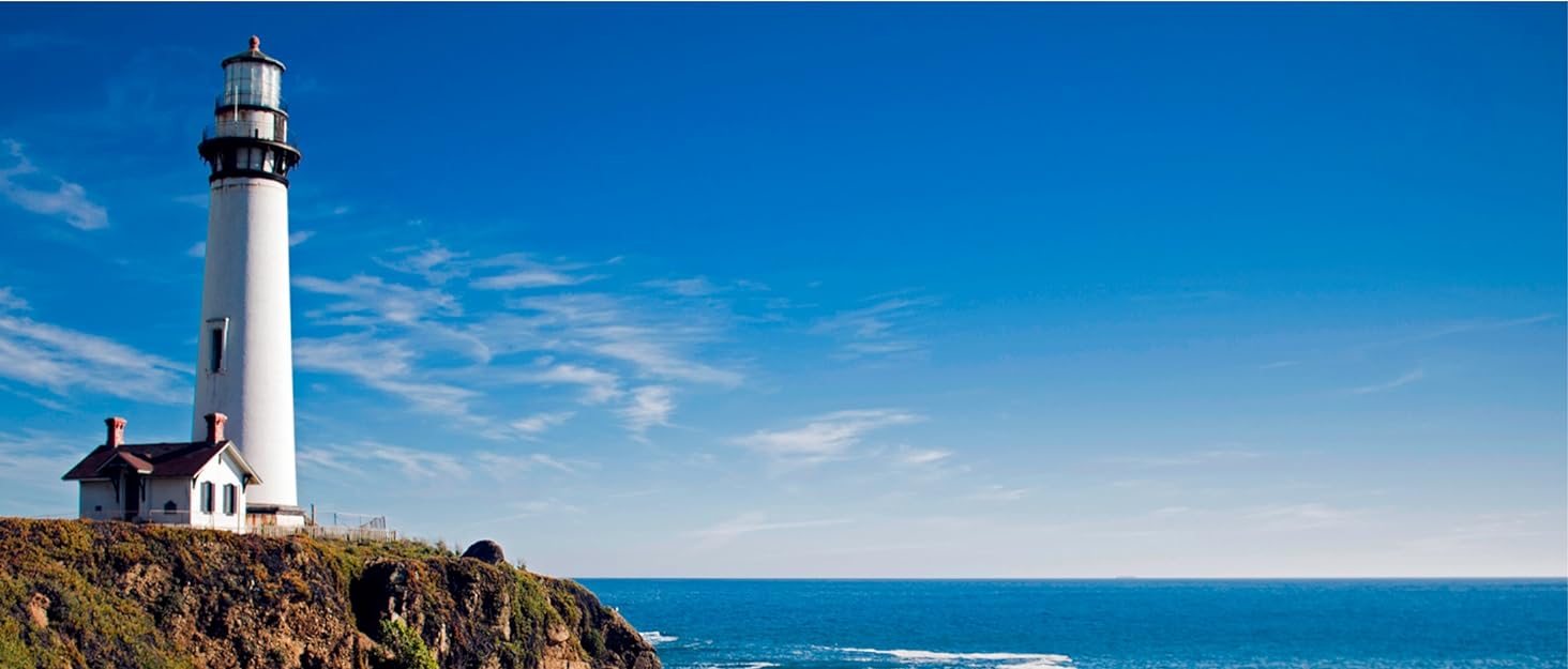 picture of lighthouse on coast of ocean